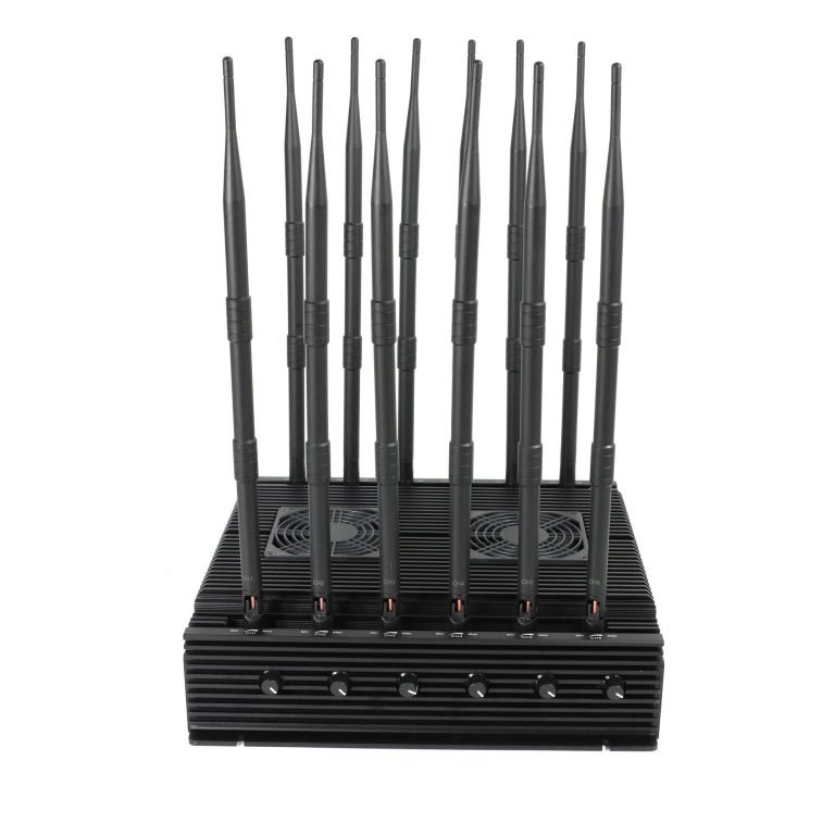 wifi 2g 3g 4g 5g desktop handy-störsender shj12dt05 mit 12 antennen