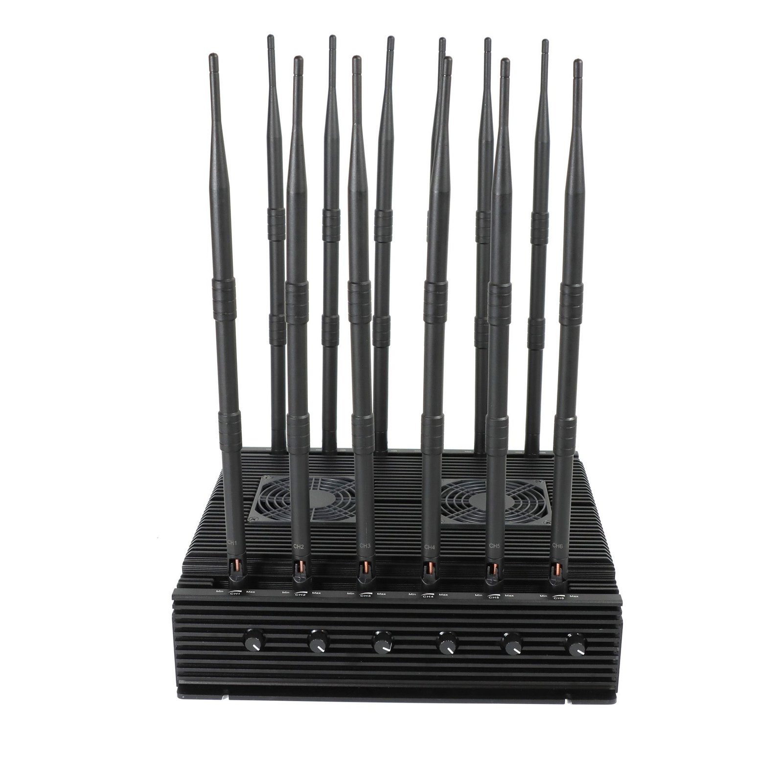 wifi 2g 3g 4g 5g desktop handy-störsender shj12dt05 mit 12 antennen