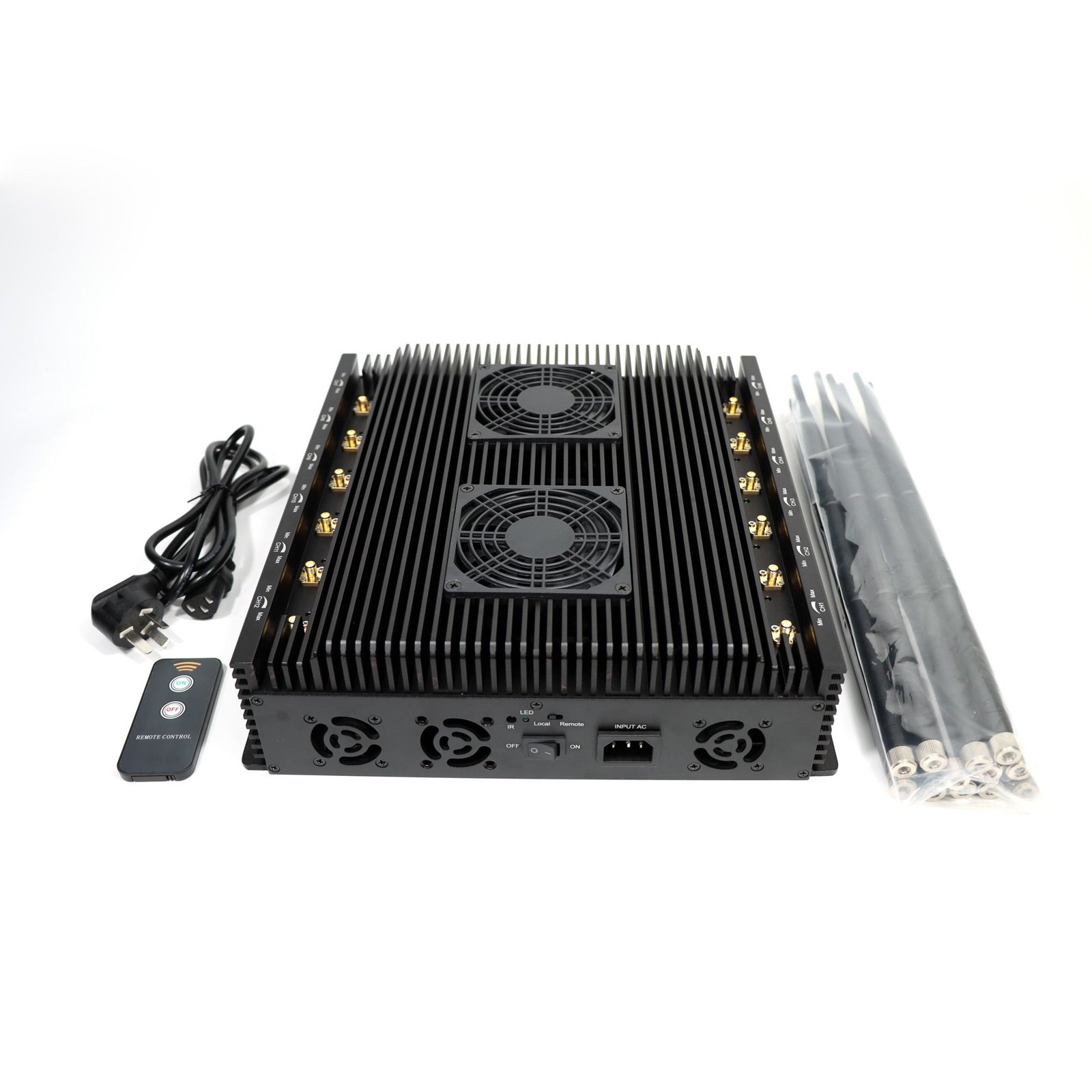wifi 2g 3g 4g 5g handy desktop störsender shj12dt05 mit 12 antennen